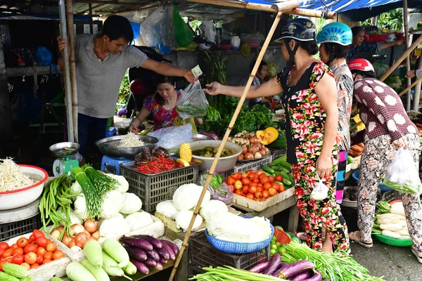 Dec République Socialiste Vietnam Août 2018 Pittoresque Marché Quotidien — Photo