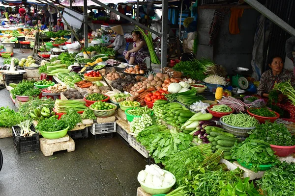 Dec República Socialista Vietnam Agosto 2018 Pintoresco Mercado Diario — Foto de Stock