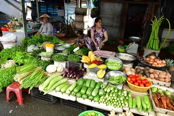 Dec Socialistiska Republiken Vietnam Augusti 2018 Pittoreska Dagliga Marknaden — Stockfoto