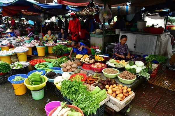 ベトナム社会主義共和国 2018 美しい毎日の市場 — ストック写真