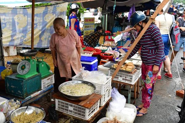 Dec Socialistische Republiek Vietnam Augustus 2018 Pittoreske Dagelijkse Markt — Stockfoto