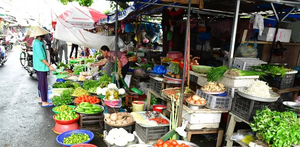 Dec República Socialista Vietnam Agosto 2018 Pintoresco Mercado Diario —  Fotos de Stock