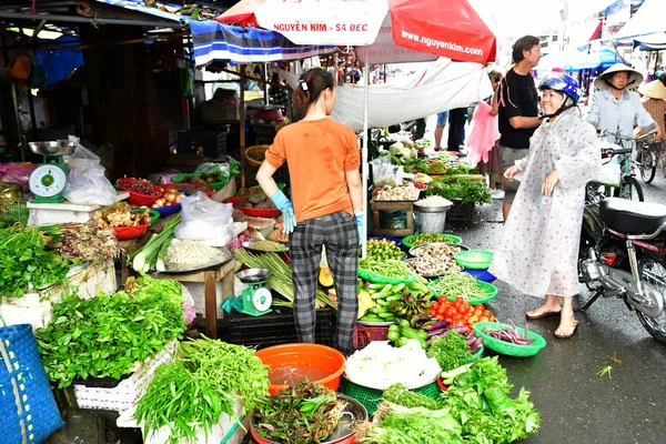 Dec República Socialista Vietnã Agosto 2018 Pitoresco Mercado Diário — Fotografia de Stock