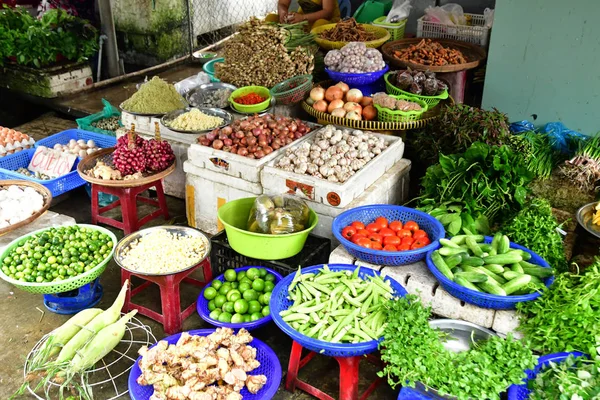 Dec República Socialista Vietnã Agosto 2018 Pitoresco Mercado Diário — Fotografia de Stock