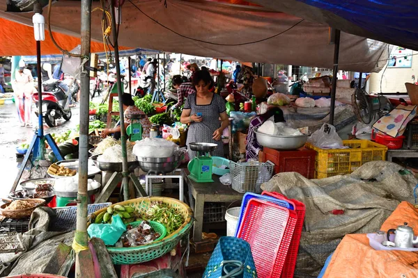 Dec República Socialista Vietnam Agosto 2018 Pintoresco Mercado Diario — Foto de Stock