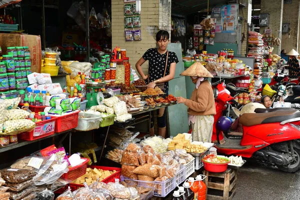 Dec República Socialista Vietnã Agosto 2018 Pitoresco Mercado Diário — Fotografia de Stock