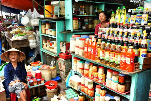 Dec Socialistische Republiek Vietnam Augustus 2018 Pittoreske Dagelijkse Markt — Stockfoto