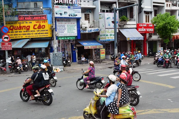 Chi Minh City Saigon Sosyalist Cumhuriyeti Vietnam Ağustos 2018 Şehir — Stok fotoğraf