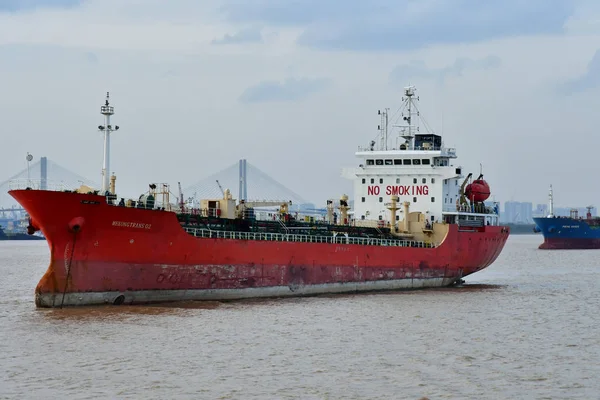 Chi Minh City Saigón República Socialista Vietnam Agosto 2018 Barco — Foto de Stock