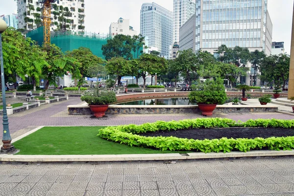 Chi Minh City Saigón República Socialista Vietnam Agosto 2018 Pintoresca — Foto de Stock