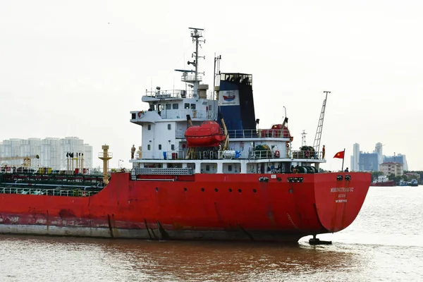 Chi Minh City Saigon Socialist Republic Vietnam August 2018 Boat — Stock Photo, Image