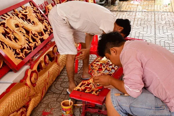 Chau Doktor Vietnam Sosyalist Cumhuriyeti Ağustos 2018 Chua Tapınağı — Stok fotoğraf