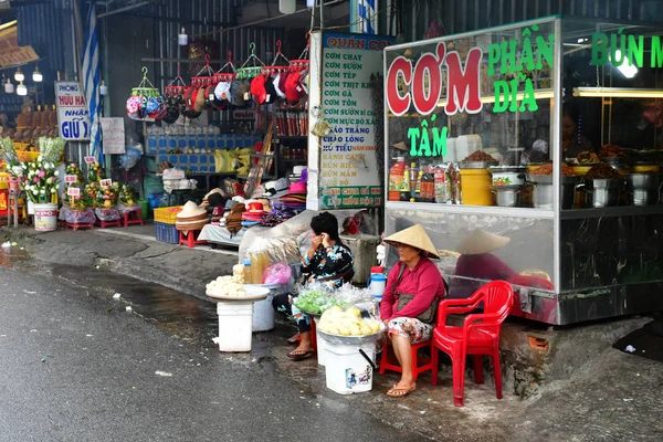 Chau Doc Socjalistyczna Republika Wietnamu Sierpień 2018 Malownicze Miasto Sezonie — Zdjęcie stockowe