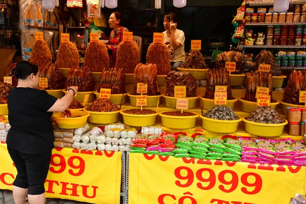 Chau Doc Socialistische Republiek Vietnam Augustus 2018 Gemarineerde Vis Een — Stockfoto