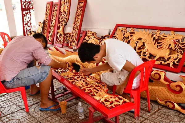 Chau Doc République Socialiste Vietnam Août 2018 Temple Chua — Photo