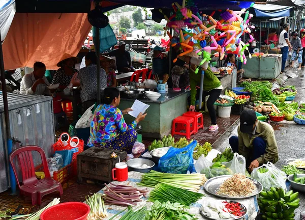 Dec República Socialista Vietnã Agosto 2018 Pitoresco Mercado Diário — Fotografia de Stock