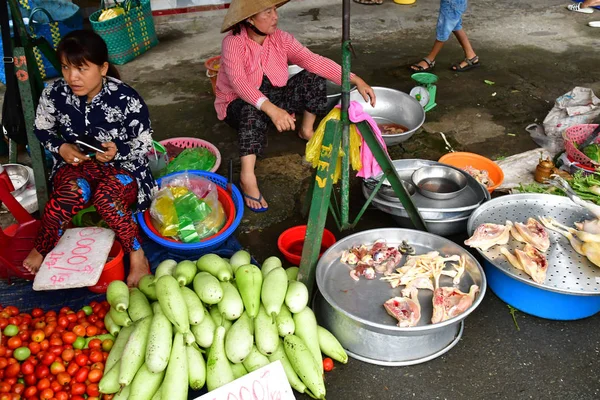 Dec República Socialista Vietnã Agosto 2018 Pitoresco Mercado Diário — Fotografia de Stock