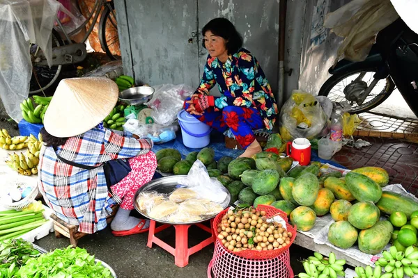 Dec Republica Socialistă Vietnam August 2018 Piața Zilnică Pitorească — Fotografie, imagine de stoc