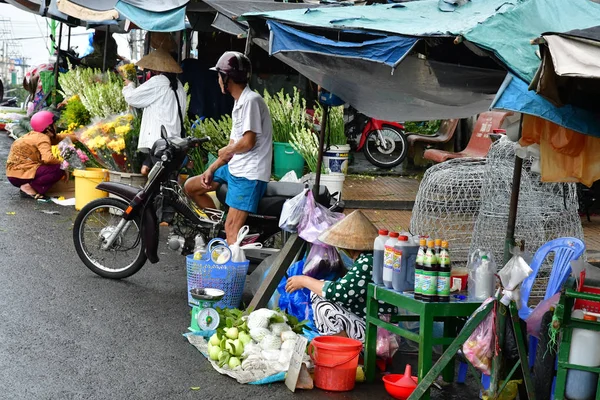 Dec República Socialista Vietnã Agosto 2018 Pitoresco Mercado Diário — Fotografia de Stock