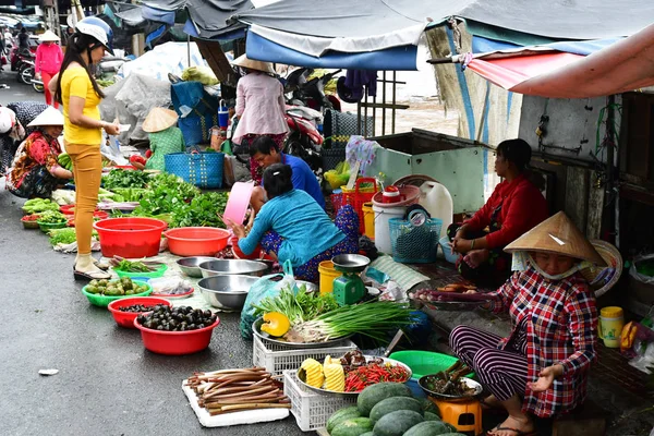 Dec República Socialista Vietnam Agosto 2018 Pintoresco Mercado Diario — Foto de Stock