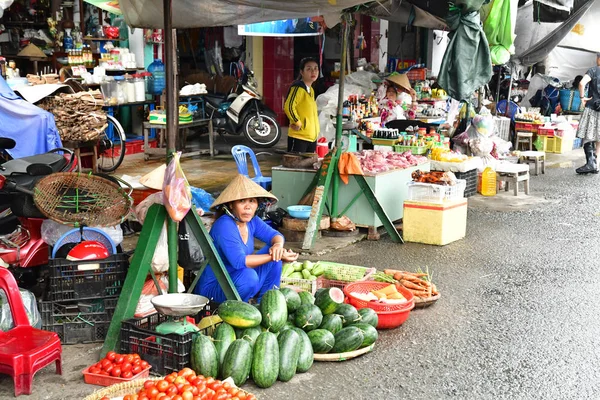 Dec República Socialista Vietnam Agosto 2018 Pintoresco Mercado Diario — Foto de Stock