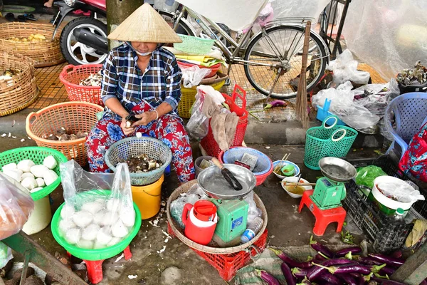 Dec Socialistiska Republiken Vietnam Augusti 2018 Pittoreska Dagliga Marknaden — Stockfoto