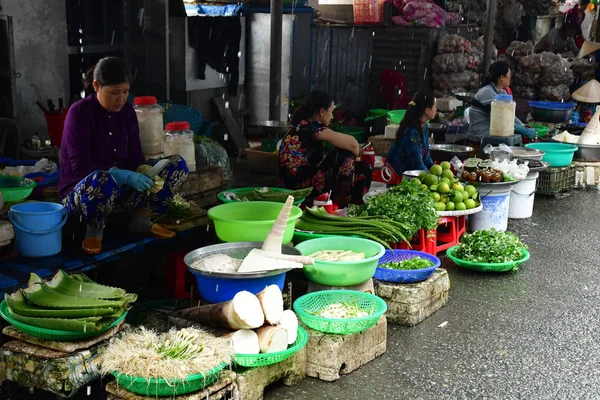 Dec Repubblica Socialista Del Vietnam Agosto 2018 Pittoresco Mercato Giornaliero — Foto Stock