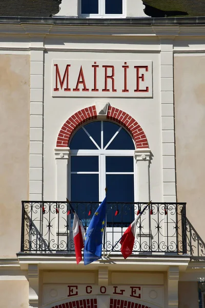 Longuesse Francja Maja 2018 Ratusz — Zdjęcie stockowe