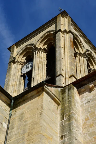 Vetheuil Frankrike Maj 2018 Kyrkan Notre Dame — Stockfoto