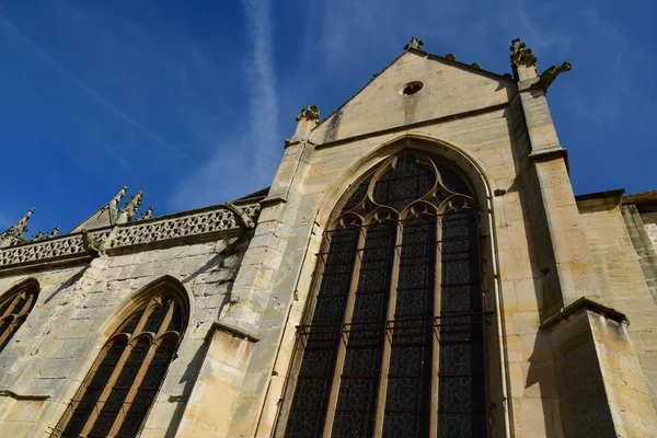 Vetheuil Franciaország Május 2018 Notre Dame Templom — Stock Fotó