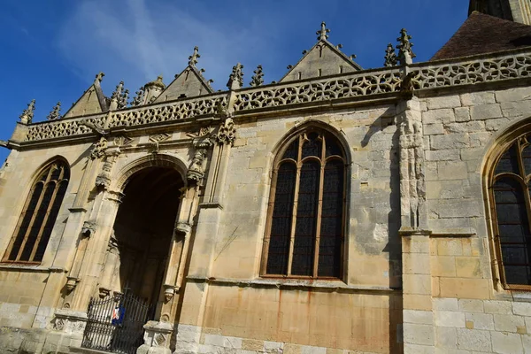 Vetheuil Francia Mayo 2018 Iglesia Notre Dame — Foto de Stock