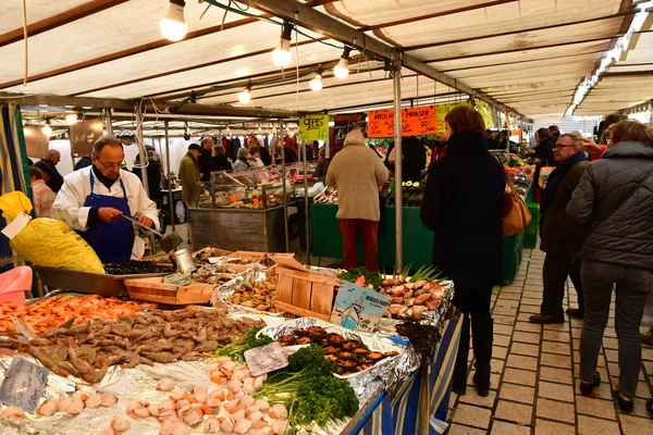 ジェルマン フランス 2018 市場で魚介類 — ストック写真