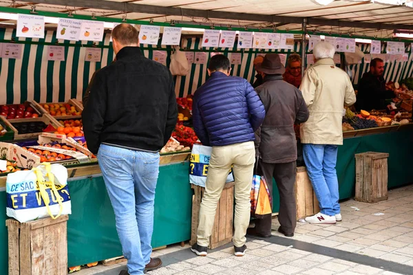 Saint Germain Laye Francia Ottobre 2018 Frutta Mercato — Foto Stock