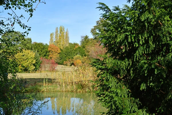 Versalles Francia Octubre 2018 Petit Trianon Park Finca Marie Antoinette —  Fotos de Stock