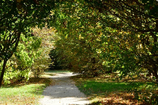 Versalhes França Outubro 2018 Parque Aldeia Propriedade Marie Antoinette Parc — Fotografia de Stock