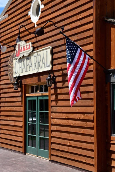 Kanab Utah Estados Unidos Julio 2016 Pintoresco Restaurante Jake Chaparral — Foto de Stock