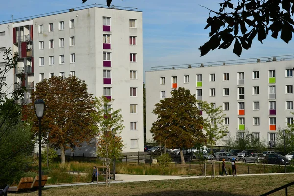 Les Mureaux Frankrike September 2018 Byggnad Stadsdelen Moliere — Stockfoto