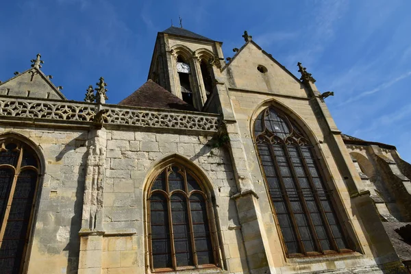 Vetheuil França Maio 2018 Igreja Notre Dame — Fotografia de Stock