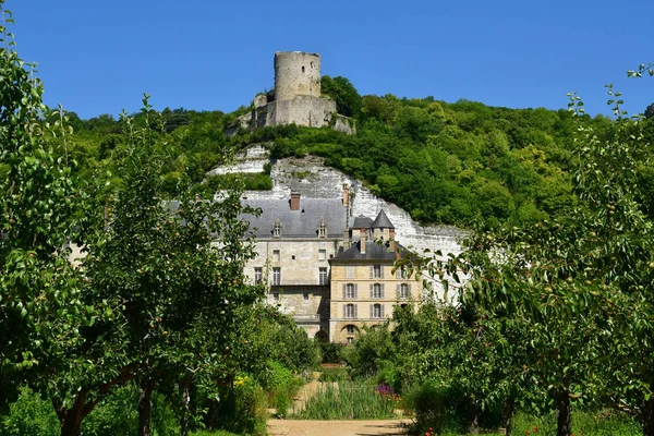 Roche Guyon Frankrike Maj 2018 Slottet — Stockfoto