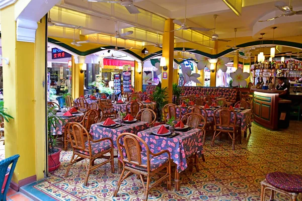 Siem Biçmek Kamboçya Ağustos 2018 Restauranr Pitoresk Kentin — Stok fotoğraf