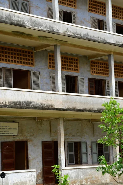 Phnom Penh Regno Cambogia Agosto 2018 Carcere Sicurezza Museo Del — Foto Stock