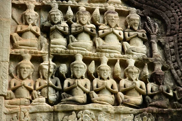 Siem Reap Reino Camboja Agosto 2018 Templo Angkor Wat — Fotografia de Stock