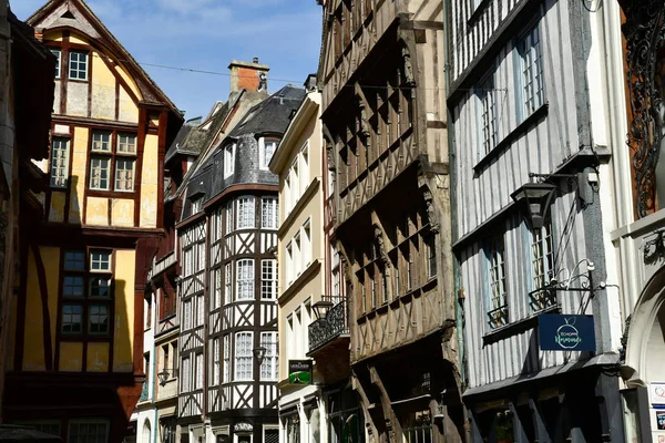 Rouen Francia Settembre 2018 Casa Nella Città Storica — Foto Stock