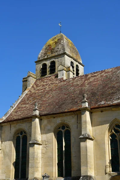 Guiry Vexin France Maj 2018 Kyrkan — Stockfoto