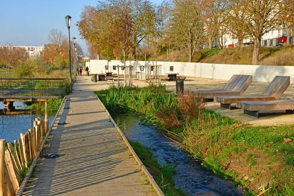 Les Mureaux Francia Noviembre 2018 Parque Del Distrito Moliere — Foto de Stock