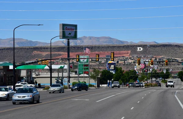 Saint Georges Utah Amerika Birleşik Devletleri Temmuz 2016 Çölde Şehir — Stok fotoğraf