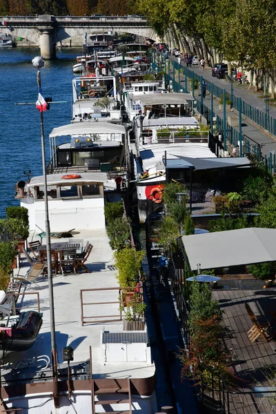 Paris Fransa Eylül 2018 Alexandre Köprüsü Yakınlarında Seine Nehri — Stok fotoğraf