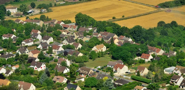 Chapet フランス 2017 美しい村の空中写真 — ストック写真