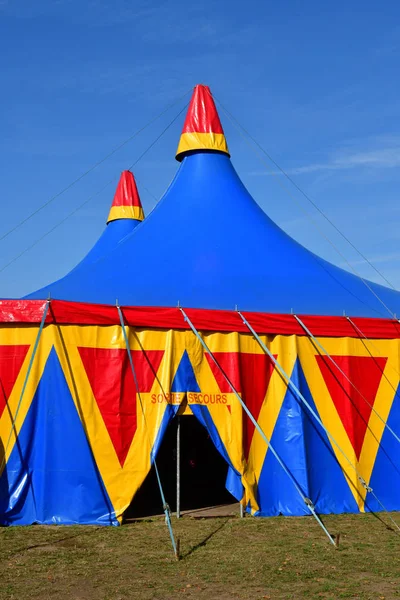 Мюро Франція 2018 Жовтня Аварійного Виходу Цирку — стокове фото