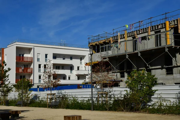 Les Mureaux France October 2018 Building Republique Square District — Stock Photo, Image